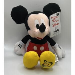 Disney Mickey Mouse Plush American Red Cross Edition 10” Hand Collectible